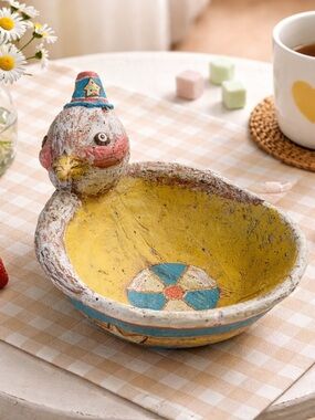 Johanna Parker Primative paper mache bowl
